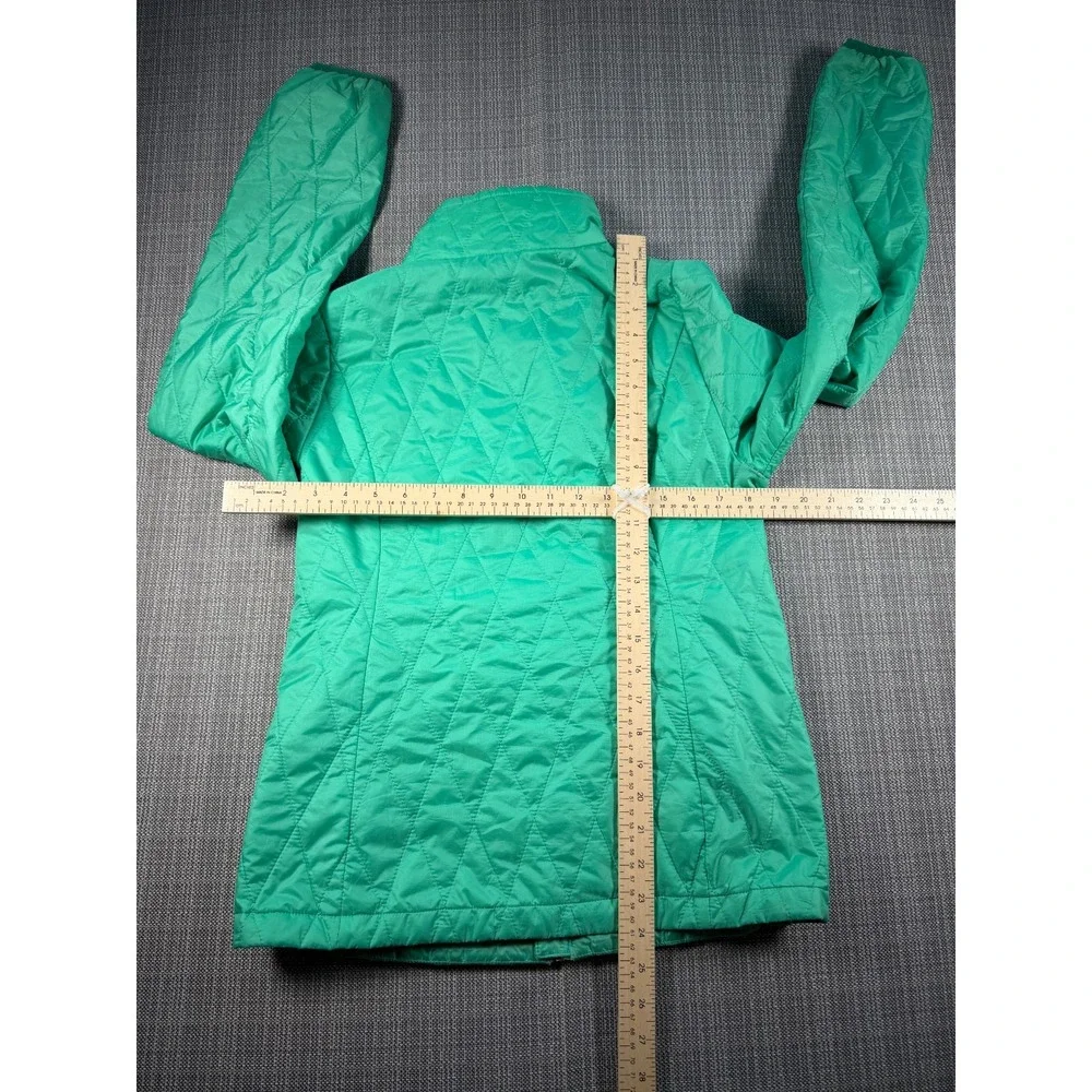 Patagonia Worn Wear Primaloft Insulation Nano Puff Jacket‎ Girls XL Green Logo
